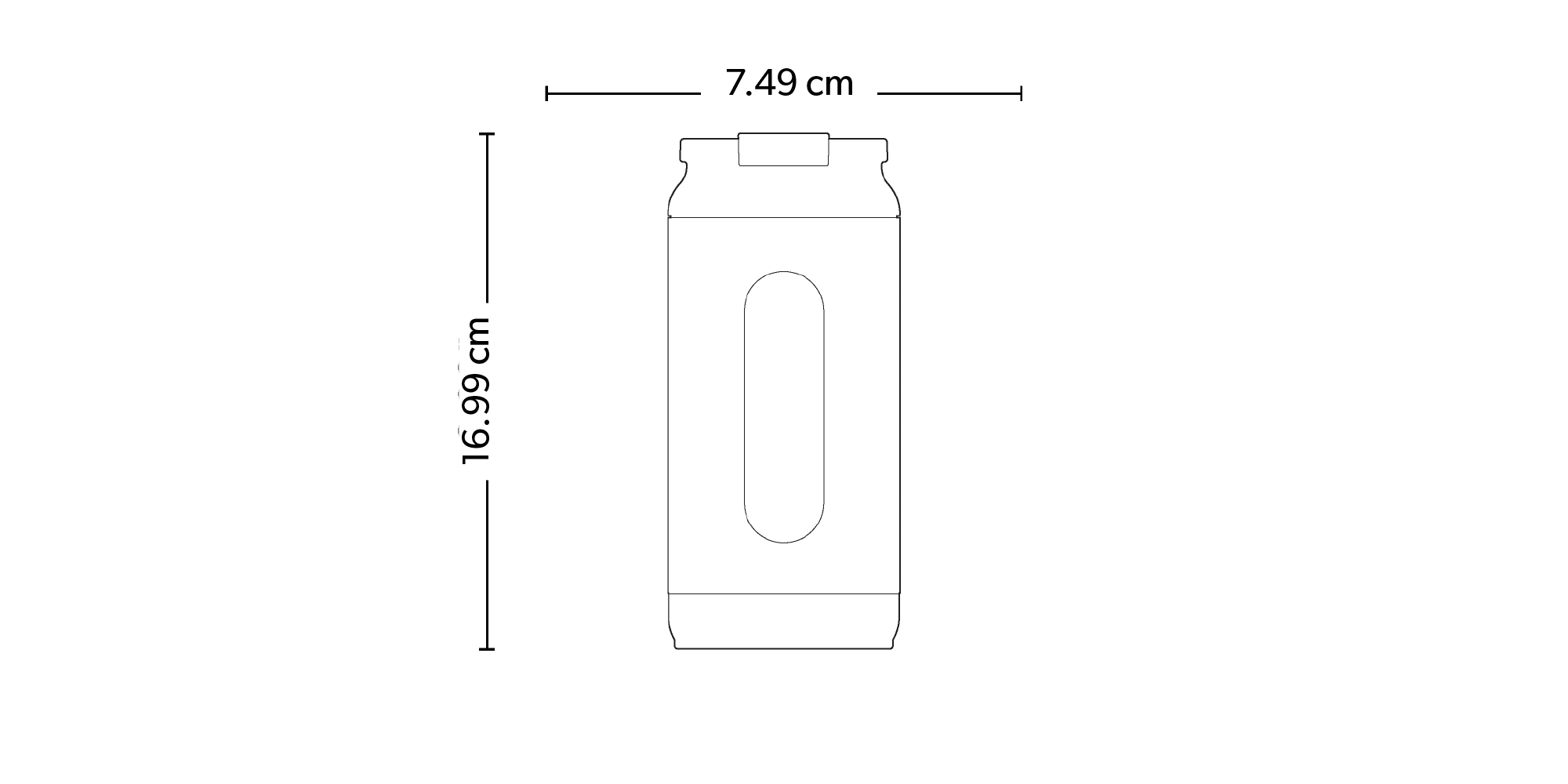 Flip ‘n’ Sip Tumbler 355ml dimensions