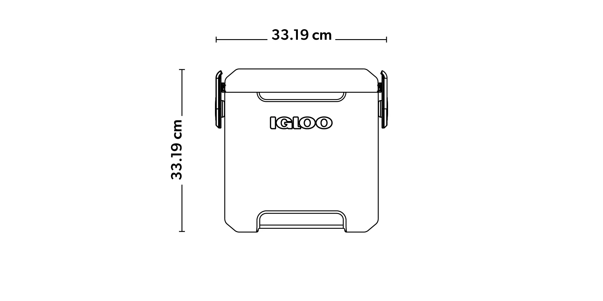 Glacière Tag Along Too Cooler 10L dimensions
