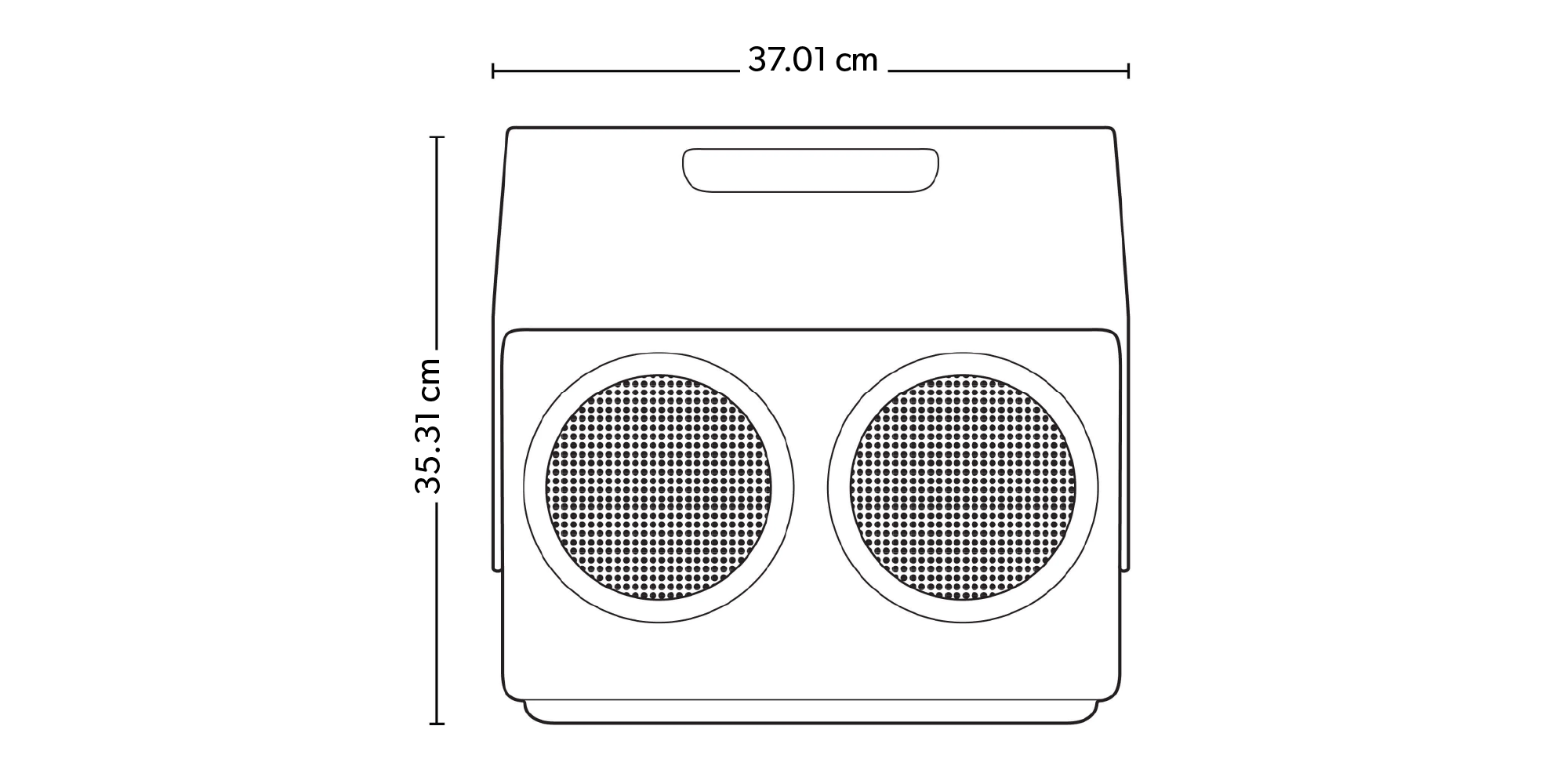 Playmate Kooltunes 13L dimensions