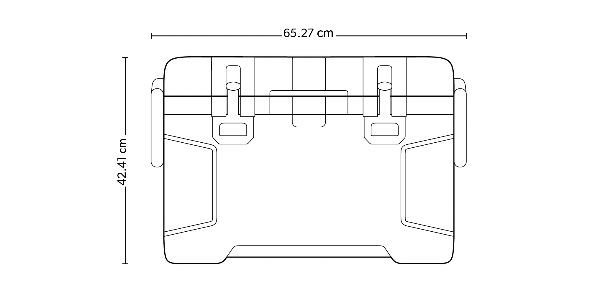 Glacière Trailmate 47L dimensions